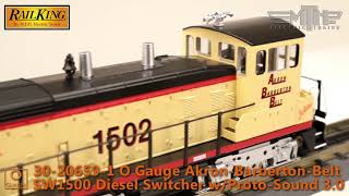 MTH RailKing O Scale SW1500 Diesel Spotlight TrainWorld [upl. by Tav600]