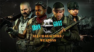 Zombie Army 4 Dead War  All Characters  Weapons  Skins  Charms [upl. by Ainaj367]