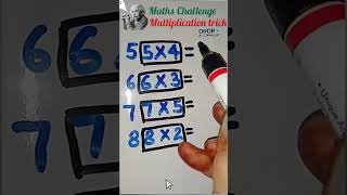 Maths challenge multiplication trickyoutube mathstricks mathematics ytshorts yt [upl. by Nerland]