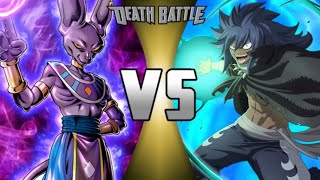 Beerus Dragon Ball Vs Acnologia Fairy Tail  Fantasy Faceoff [upl. by Artimed]