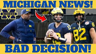 LAST MINUTE DECISION SHOCKED EVERYONE MICHIGAN WOLVERINES NEWS [upl. by Akenat]