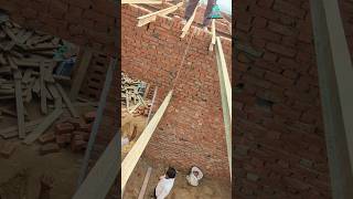 Slab Shuttering Part3 construction shorts [upl. by Haidebej]