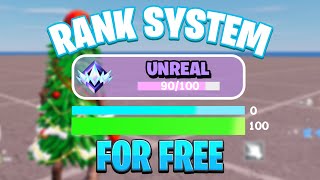 FREE RANK SYSTEM oleszyk verse uefn [upl. by Wallford]