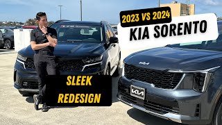 AllNew 2024 Kia Sorento vs 2023 HUGE Upgrade or Same Old [upl. by Aisad]