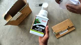 Geolife Novirus chilli special organic viricide Unboxing [upl. by Deehan]