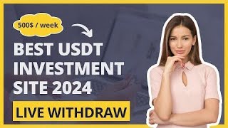 New Usdt Investment site 2024 New Usdt Earnings site 2024  New Usdt Mining site 2024 [upl. by Scott]