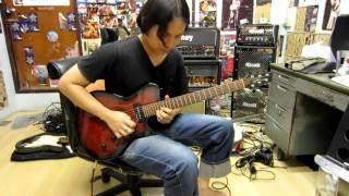 Godin Lg P90 Guitar Drive Sound [upl. by Neroc]