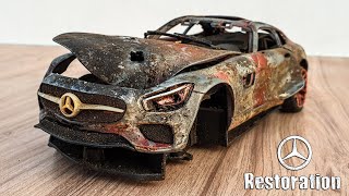 Destroyed MERCEDES Benz Amg GT  Incredible Restoration [upl. by Yeoz]