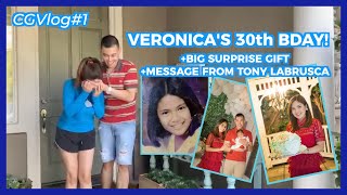 CGVlog 1 VERONICAS BIRTHDAY  BIG SURPRISE GIFT  Gary Garcia [upl. by Arihsaj]