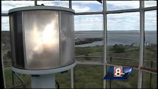 One bulb hard work keeps Maine lighthouse shining bright [upl. by Adnawat]