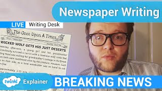 How To Write A Newspaper Article  Report Writing KS2 [upl. by Jaclin]