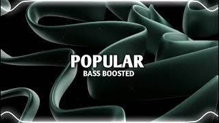 The Weeknd Madonna Playboi Carti  Popular Bass Boosted [upl. by Yrakaz]