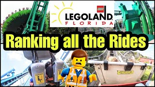 Ranking All the Rides at Legoland Florida from Least to Most Intense  How Many Rides at Legoland FL [upl. by Tennes713]