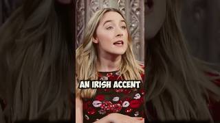 SAOIRSE Ronan teaches Stephen Colbert an Irish Accent ytshorts saoirseronan stephencolbert irish [upl. by Nnaid]