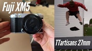 Fuji XM5 ttartisans 27mm f28 autofocus [upl. by Neelhtac]