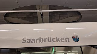 Zugausfahrt in Saarbrücken Hbf Teil 116  Jobticket  Vlog 1938  TrainspotterManuel2024 [upl. by Notlrac]