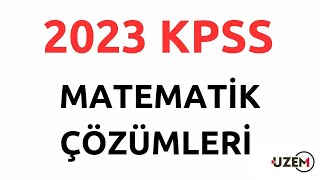 2023 KPSS GEOMETRİ soruları çözümleri [upl. by Botnick857]