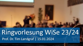 Ringvorlesung des Präsidenten der JLU Prof Dr Tim Landgraf [upl. by Ruffi182]