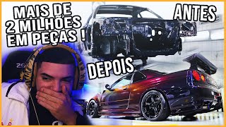 MALCOM REAGE 😱😱 RESTAURAÇÃO DE UM SKYLINE GTR R34 MIDNIGHT PURPLE 3 PARA ZTUNE  Rockets Auto [upl. by Vijar]