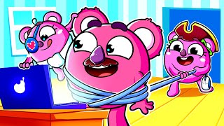 Working Working Daddy Song  Family Time  Funny Kids Songs 😻🐨🐰🦁 And Nursery Rhymes by Baby Zoo [upl. by Eiwoh]