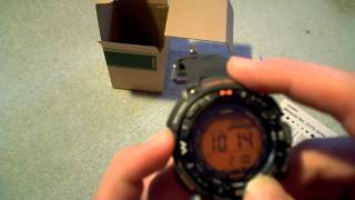 Casio Protrek  Pathfinder PRG2408ER Solar Watch  Unboxing amp Review [upl. by Ycnahc]