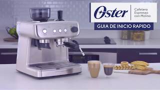 Cafetera Espresso Oster® con Molino Integrado  BVSTEM7300 [upl. by Sanfourd609]