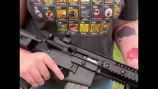 Crosman DPMS SBR Full Automatic Air Rifle [upl. by Niac]