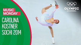 Carolina Kostners flawless Short Program to quotAve Mariaquot at Sochi 2014  Music Monday [upl. by Ahseele]