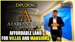 Arabian Hills Estate  Exploring Luxury VillasMansions Plot  Al Ain Road [upl. by Aisorbma]