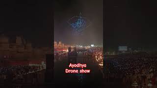 Ayodhya drone show droneshow deepotsav2024 [upl. by Llerehs]