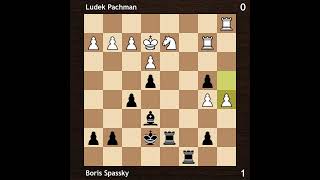 Ludek Pachman vs Boris Spassky  Amsterdam Interzonal 1964  Round 8 [upl. by Teik]