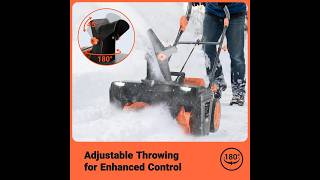 VOLTASK 48V Cordless Snow Blower  Key Features [upl. by Kirat]