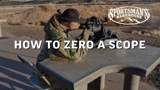 How to Zero a Scope [upl. by Ongineb]