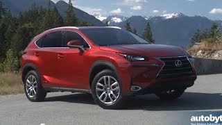 2015 Lexus NX 300h Test Drive Video Review  Hybrid Compact Luxury Crossover [upl. by Atiuqel152]