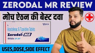 Zerodol MR Tablet Review In Hindi  Aceclofenac amp Tizanidine Tablet UsesDoseSide Effects [upl. by Idyak]