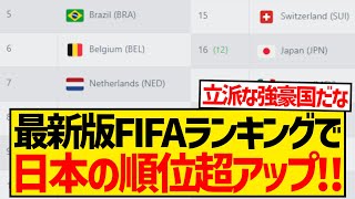 【史上最強】日本代表の暫定FIFAランキングがこちら！！！！ [upl. by Anoval646]