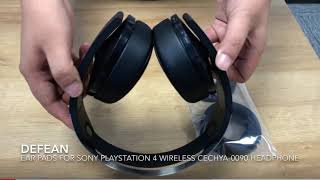 Como trocar a espuma do Headset Sony Platinum CECHYA0090 [upl. by Larena]