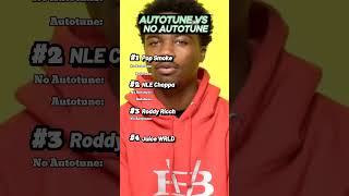 Rappers with autotune vs no autotune [upl. by Aidnis938]