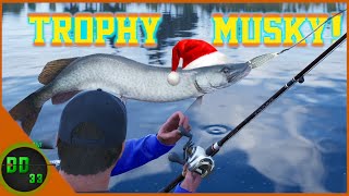 Musky Fishing for Christmas Bassmaster Fishing 2022 [upl. by Kezer]