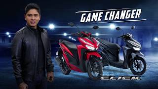 HONDA CLICK 150i and 125i feat COCO MARTIN  THE GAME CHANGER [upl. by Ellerahc]