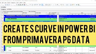 Part1  Create a S Curve by Integrating Primavera P6 into Power BI powerbi primaverap6 [upl. by Supmart]