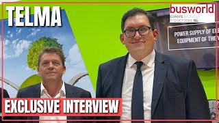 Telma Interview  Busworld Europe 2023 [upl. by Ahsata]