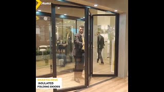 SMARTIA MF65 Thermal Insulated Folding Door System [upl. by Lemrahc]