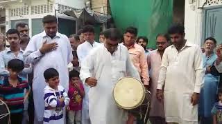 QADEEMI NAQARAY ON EID DAY AT BARA IMAM BARGAH KHARADAR [upl. by Nezam]