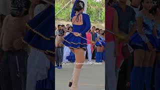 💃 Cachiporrista Salvadoreña 🎵musicband palillonas baile cachiporras viralvideo batonistas [upl. by Belamy]