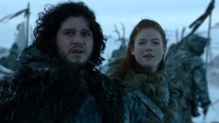 GoT 3x01  Jon Snow and Ygritte arrive at Wildlings Camp HD [upl. by Rivalee]