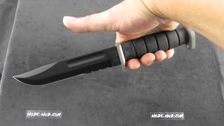 KA1281 KABAR D2 EXTREME WITH CORDURA EAGLE SHEATH [upl. by Tannenbaum]