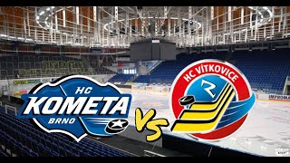 HC KOMETA BRNO  BK MLADÁ BOLESLAV  EXTRALIGA  ŽIVĚLIVE [upl. by Orgell]