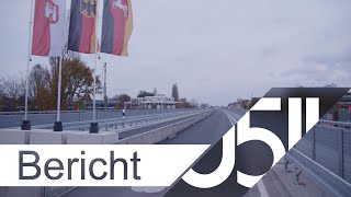 Eröffnung der Ersatzbrücke am Südschnellweg [upl. by Emmet]