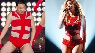 PSY DOES BEYONCE quotSINGLE LADIESquot DANCE [upl. by Gorski402]